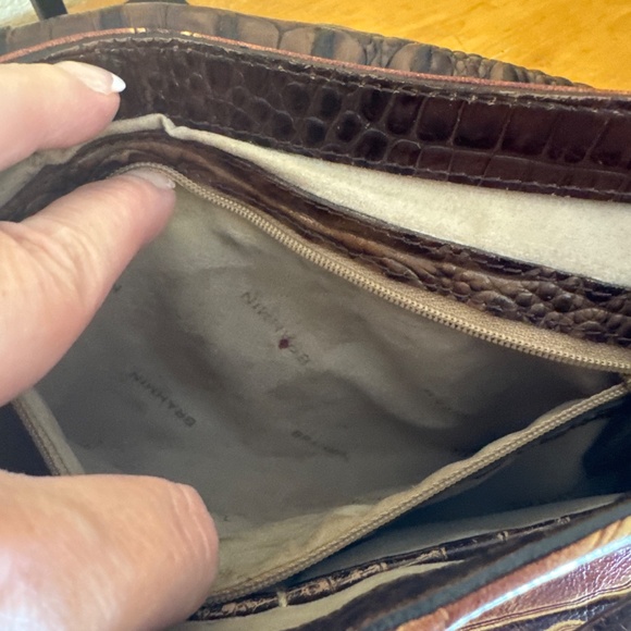 Limited Edition Brahmin croc embossed leather bag - Picture 14 of 16